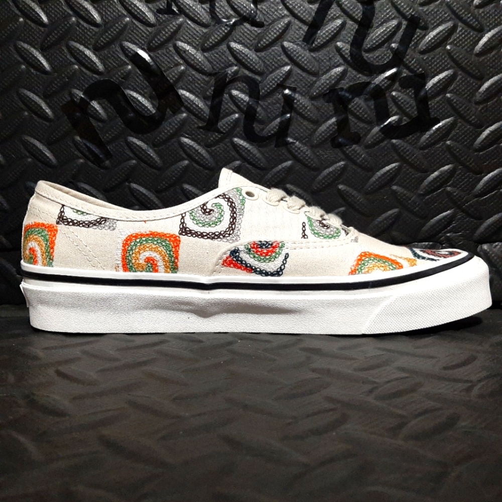 Vans Granny Check Authentic 44 DX Skate Shoes Sneakers White VN0A7Q5CWHT - Picture 6 of 11